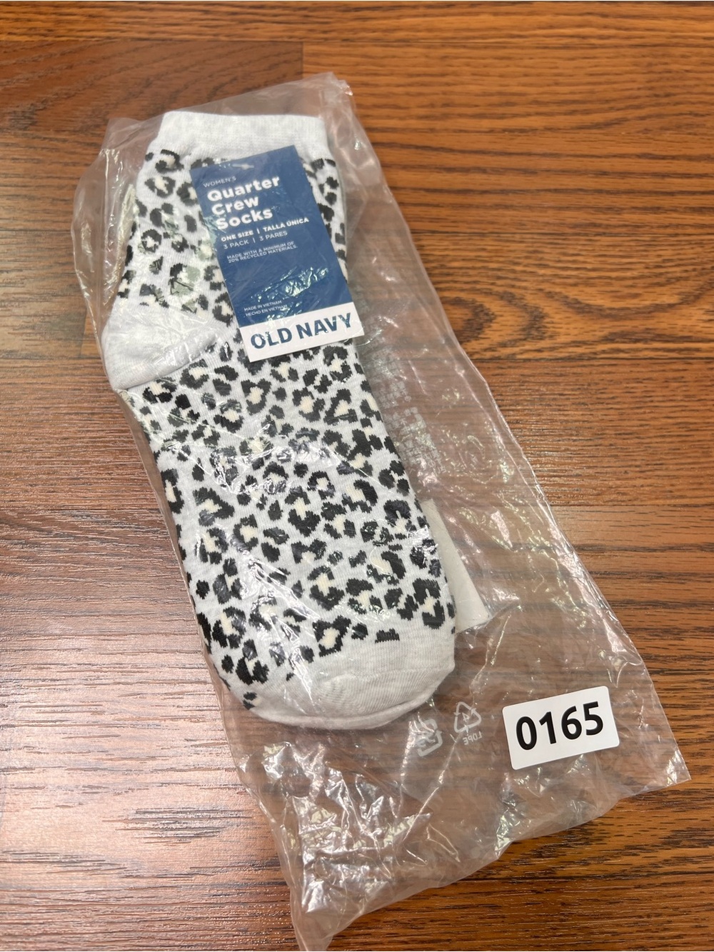Novelty Quarter Crew Socks 3-Pack